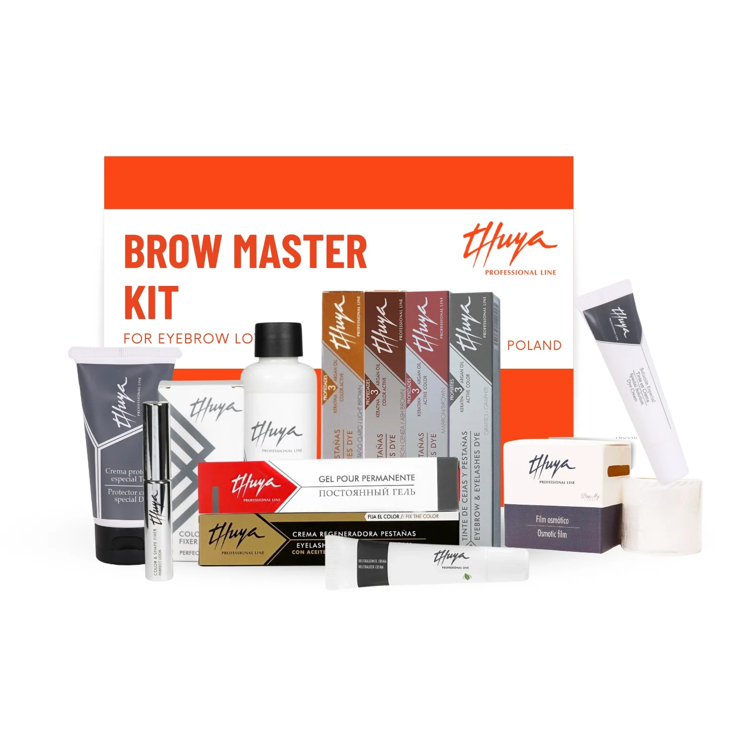 Zestaw do laminacji brwi Brow Master Thuya